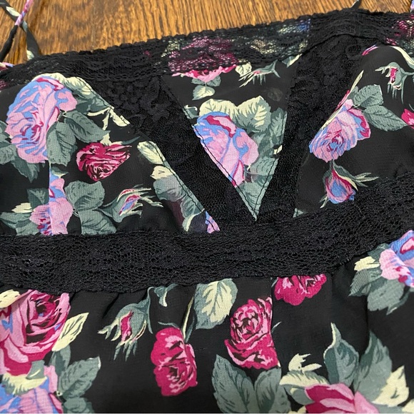 EUC F21 floral bohemian lace tiered flowy mini dress - Picture 3 of 13